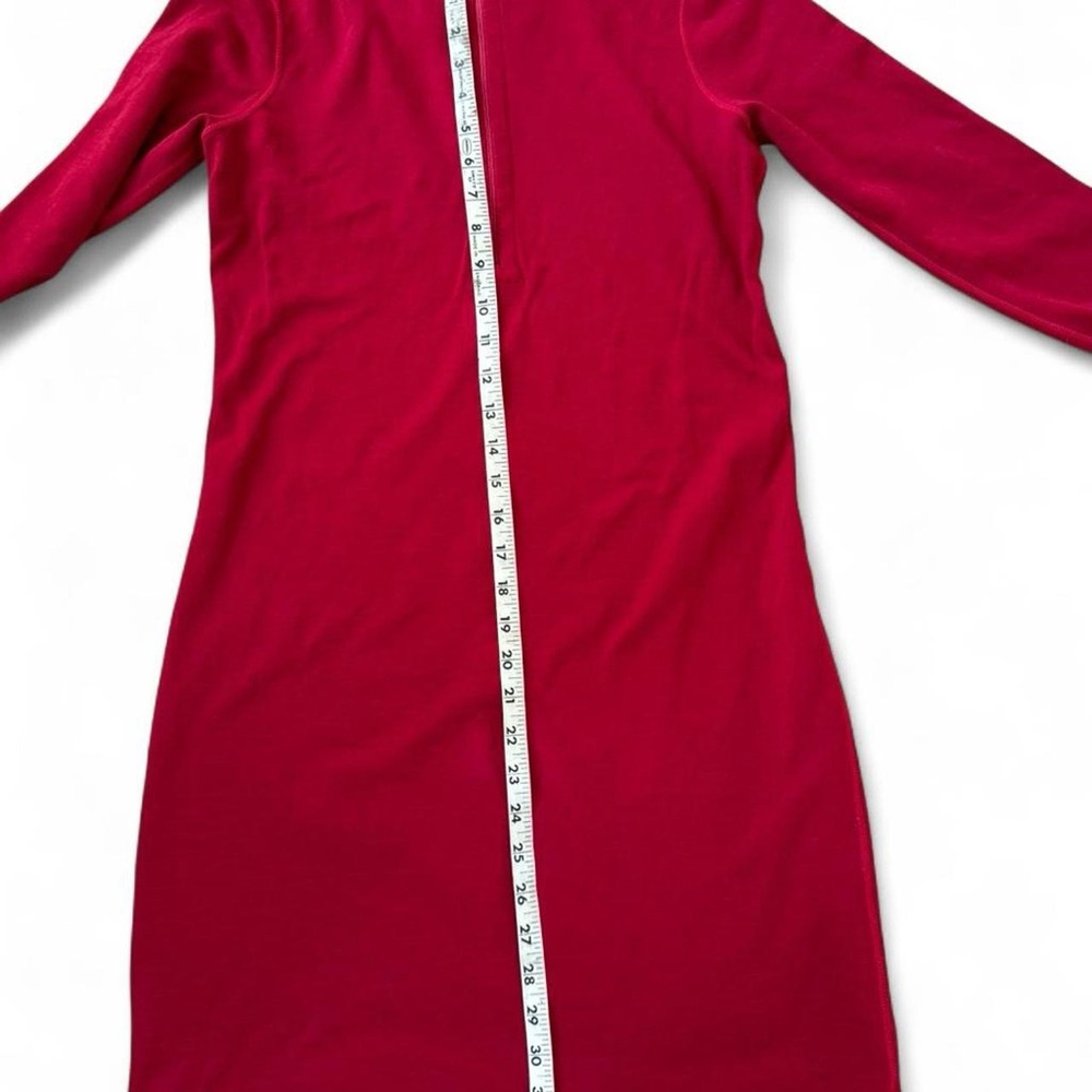 Tommy Bahama Red Long Sleeve Reversible Dress - Picture 4 of 8